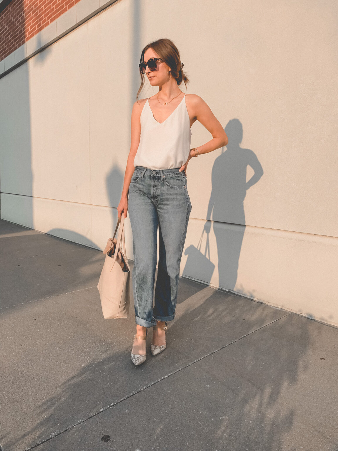 My favorite pair of boyfriend jeans - Life on Shady Lane