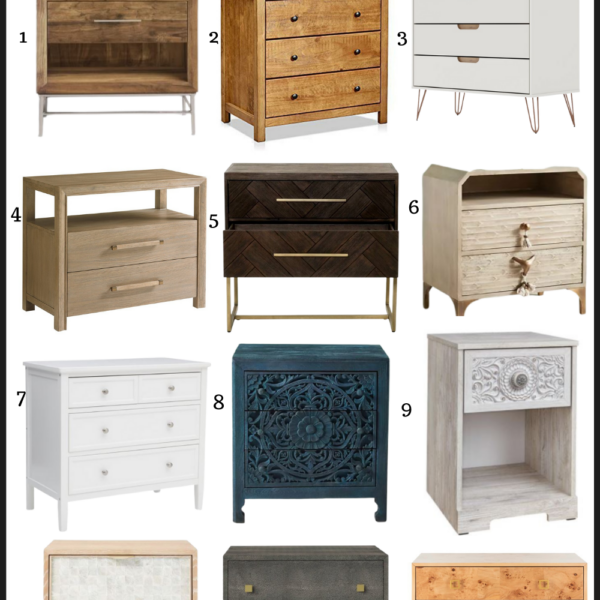 A variety of master bedroom nightstands at several different price points so there's something for everyone! | Kansas City life, home, style