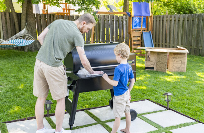 Why we love our Traeger pellet grill (plus a recipe for delicious veggie burgers!) | Kansas City life, home, and style blog | Megan Wilson 