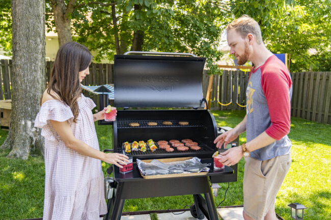 Why we love our Traeger pellet grill (plus a recipe for delicious veggie burgers!) | Kansas City life, home, and style blog | Megan Wilson 