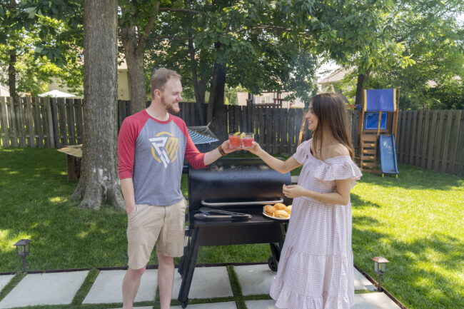 Why we love our Traeger pellet grill (plus a recipe for delicious veggie burgers!) | Kansas City life, home, and style blog | Megan Wilson 