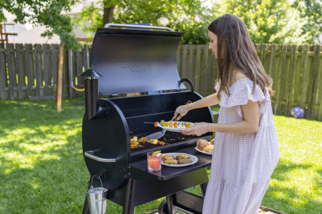 Why we love our Traeger pellet grill (plus a recipe for delicious veggie burgers!) | Kansas City life, home, and style blog | Megan Wilson 