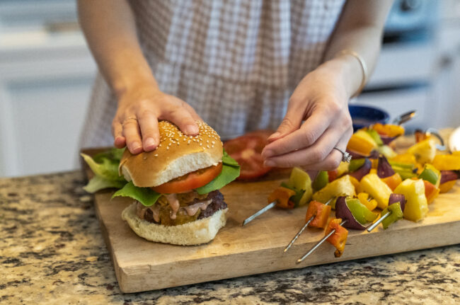 Our new Traeger grill plus an awesome veggie burger recipe Life on Shady Lane