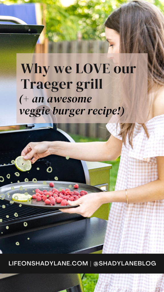 Why we love our Traeger pellet grill (plus a recipe for delicious veggie burgers!) | Kansas City life, home, and style blog | Megan Wilson 