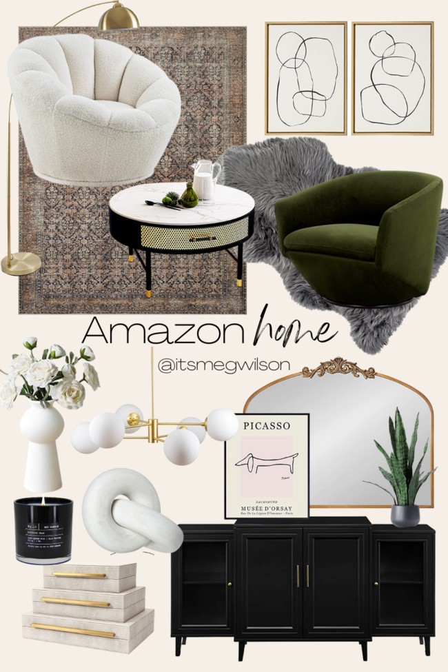 Amazon Home Inspiration | Kansas City life, home, and style blogger Megan Wilson shares home inspiration all from Amazon