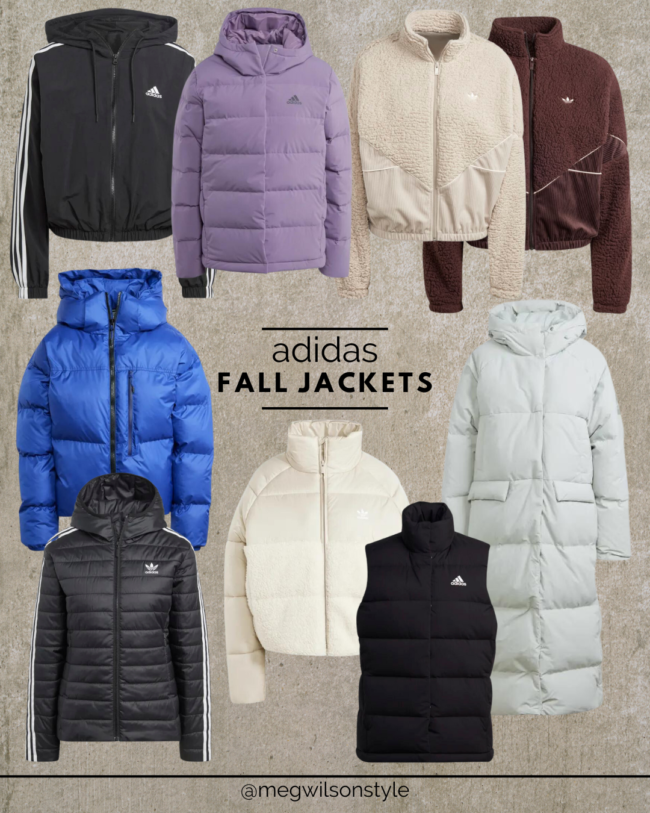 aiddas jackets for fall 2023, fall outfit ideas for 2023, black adidas jacket
